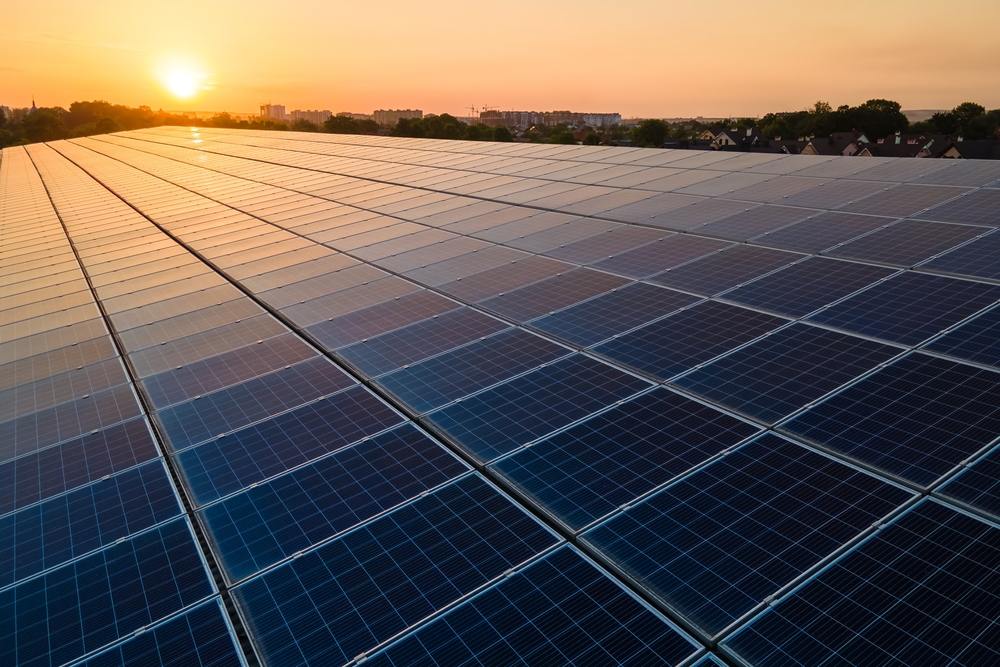 Blue,photovoltaic,solar,panels,mounted,on,building,roof,for,producing, “solar broker CT
