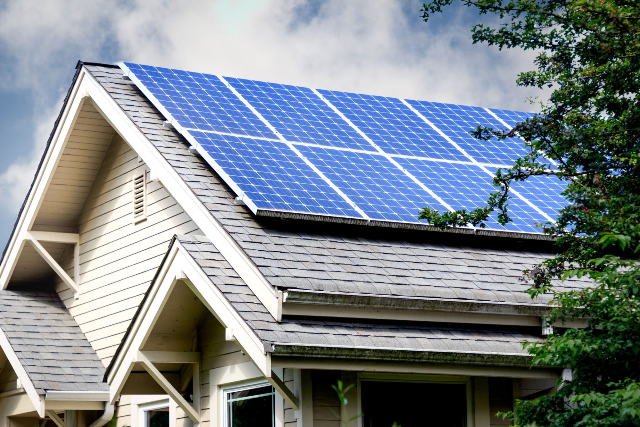 Solar panels installed by certified contractors in Connecticut.